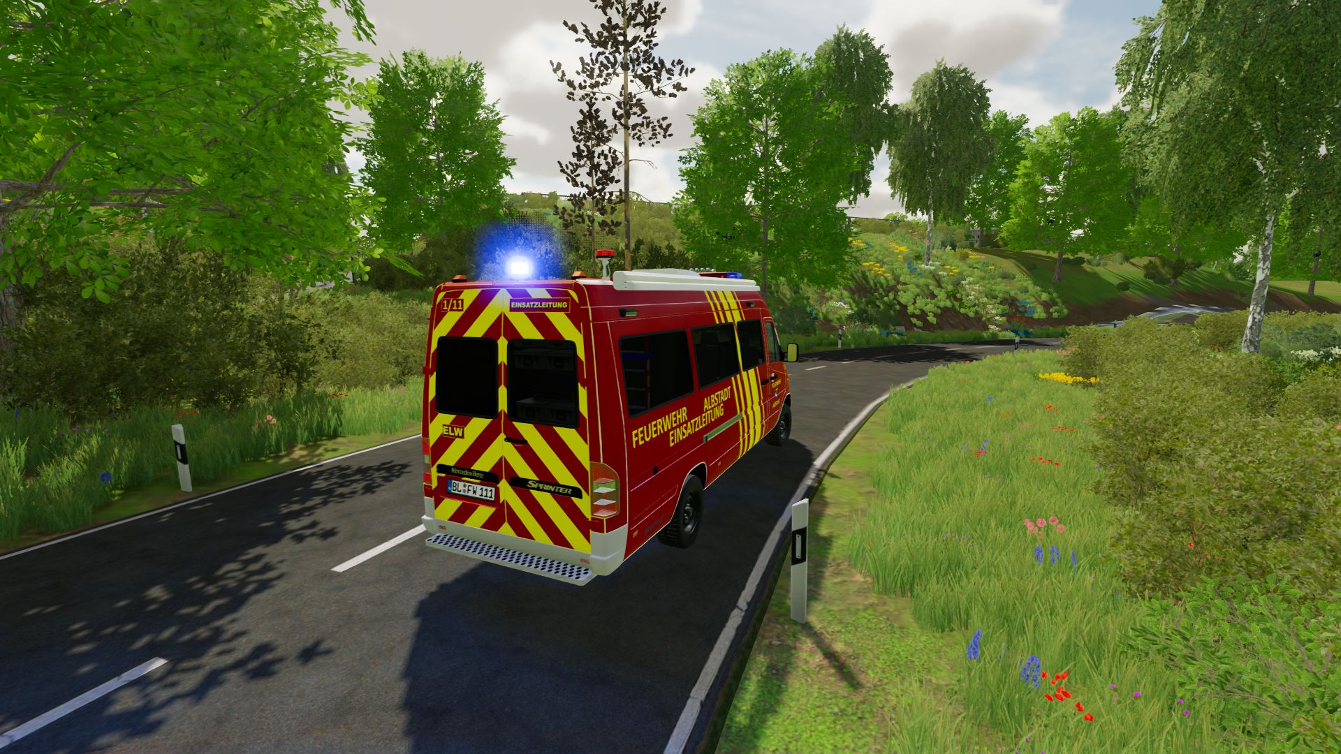 Albstadt Fire Department ELW Skin - Thumbnail 1