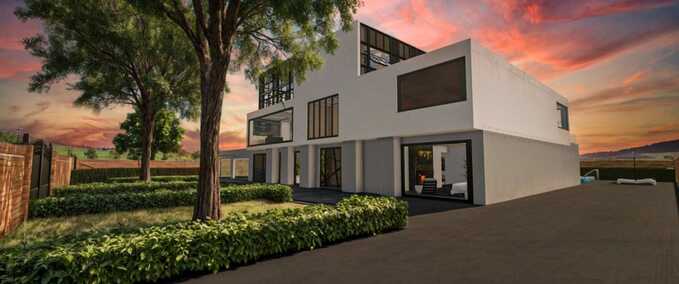 Buildings with Functions Villa Verde Farmhouse Farming Simulator mod