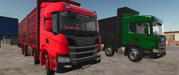 Trucks Scania NTG P320 Roll-On Truck Pack Farming Simulator mod