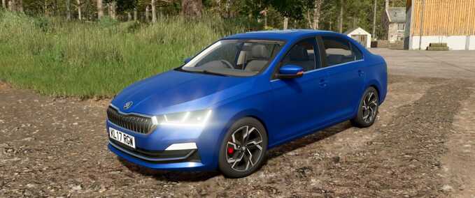 Cars Skoda Rapid Farming Simulator mod
