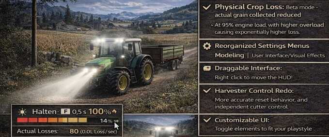 High Beam via Long Button Press Mod Image