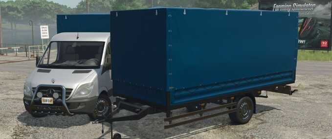 Other trailers Mercedes-Benz Sprinter Trailer Farming Simulator mod