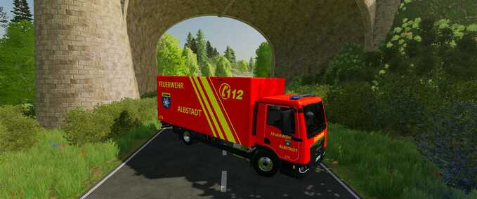 Fire department Albstadt Fire Department GWL Skin Farming Simulator mod