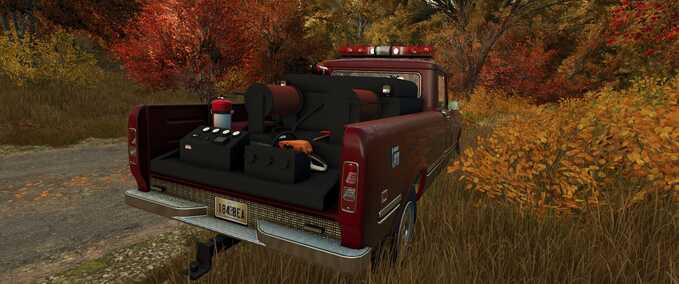 Fire department International 200 Series Brush Truck Farming Simulator mod