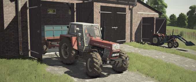 Sheds Medium Polish Shed with Garage Farming Simulator mod