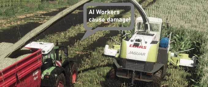 Scripts AI Crop Destruction Farming Simulator mod