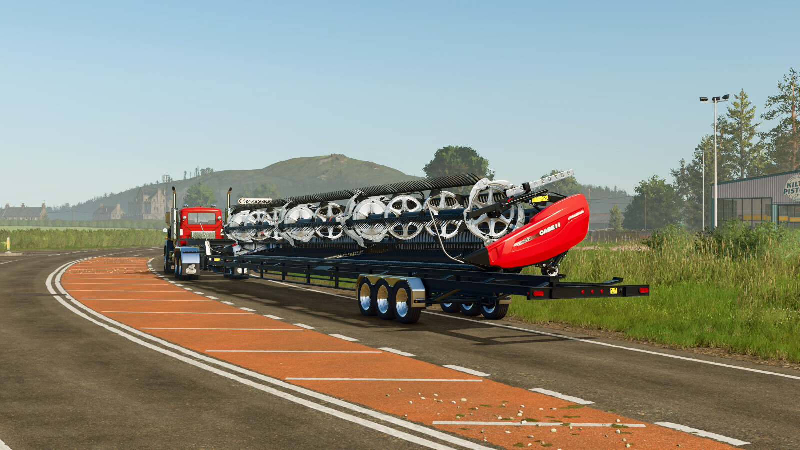 60ft Schneidwerksauflieger - Thumbnail 1
