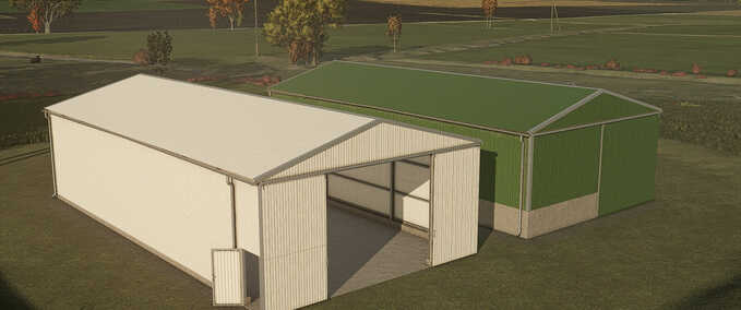 Sheds Metal Garage 10x20m Farming Simulator mod