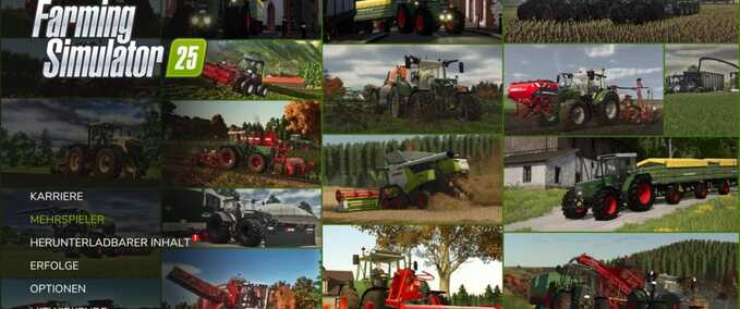 Textures Main Menu Background Collage Farming Simulator mod