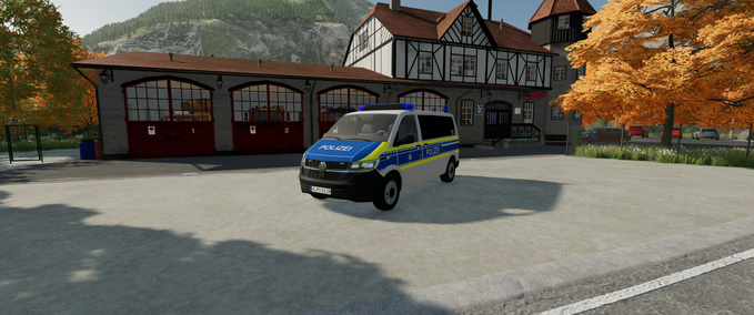 Volkswagen T6.1 Startline L2 - Polizei Bayern Skin Mod Image
