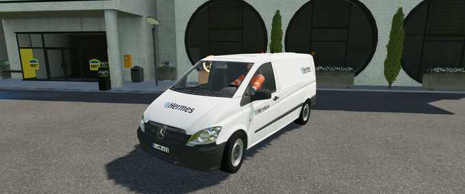 Sonstige Fahrzeuge Mercedes Vito - Skinpack Deutsche Postdienste Landwirtschafts Simulator mod