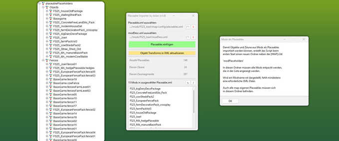 Prefab GE10 Script - Platzierbare Objekte Importer Landwirtschafts Simulator mod