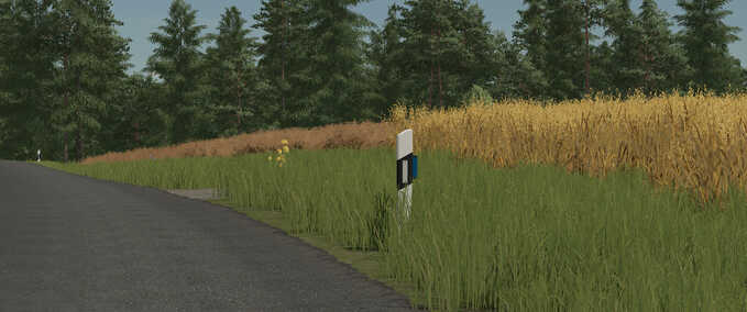 Prefab German Guide Posts Farming Simulator mod