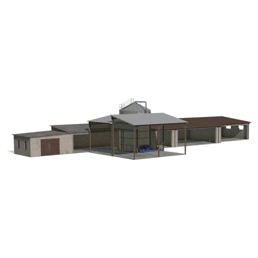 Paket Kuhstall mit Garage und Silo - Thumbnail 1