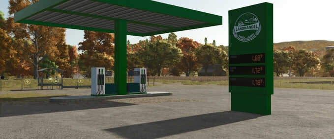 Platzierbare Objekte Platzierbare Tankstelle Landwirtschafts Simulator mod
