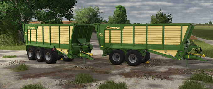 Anhänger Krone TX 460 D Landwirtschafts Simulator mod