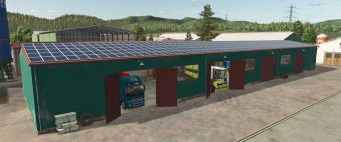Schuppen Lizard Fahrzeugunterstände Landwirtschafts Simulator mod