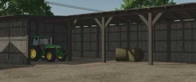 Schuppen Holzunterstand Landwirtschafts Simulator mod