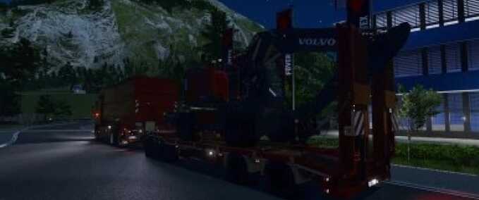 Tieflader Schwarzmüller 4A Tieflader im nordischen Stil Landwirtschafts Simulator mod