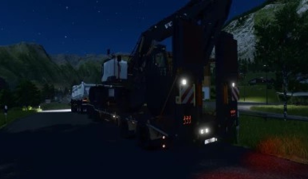 Schwarzmüller 4A Tieflader im nordischen Stil - Thumbnail 1