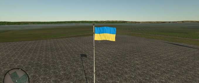 Decoration Ukraine Flag Farming Simulator mod