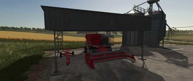 Schuppen Stahlschuppen 12x10m Landwirtschafts Simulator mod
