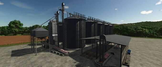 Silos Old State Agricultural Farm Silos Farming Simulator mod