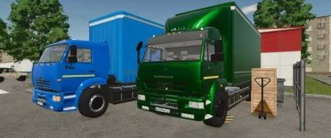 Trucks KAMAZ-5325 Farming Simulator mod