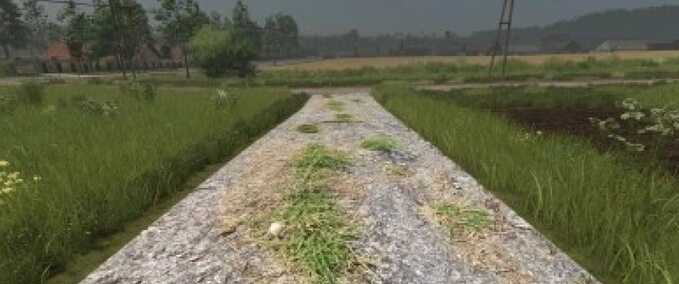 Dekoration Asphalt- und Pflasterstraßen Landwirtschafts Simulator mod