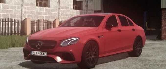 Cars Mercedes-Benz E63S AMG 2018 Farming Simulator mod