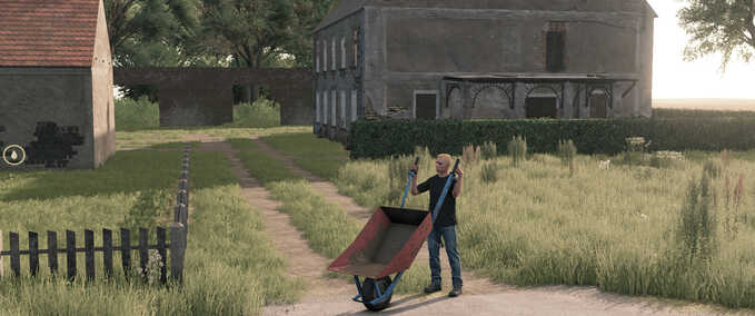 Sonstige Anbaugeräte DDR Schubkarre Landwirtschafts Simulator mod