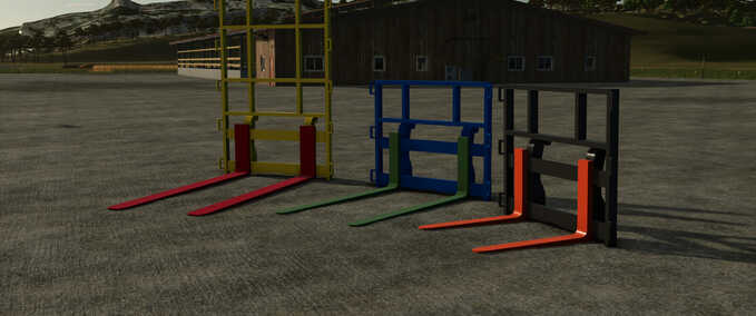 Sonstige Anbaugeräte HW2500 Ladegabel Landwirtschafts Simulator mod