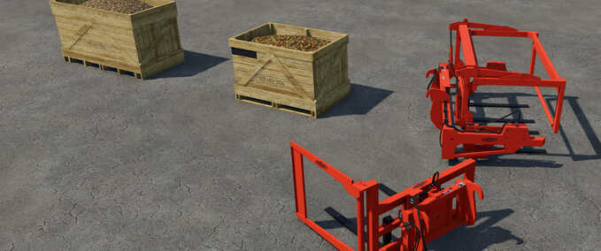 Anhänger TC Pack Orange + Kartoffel Palox Landwirtschafts Simulator mod