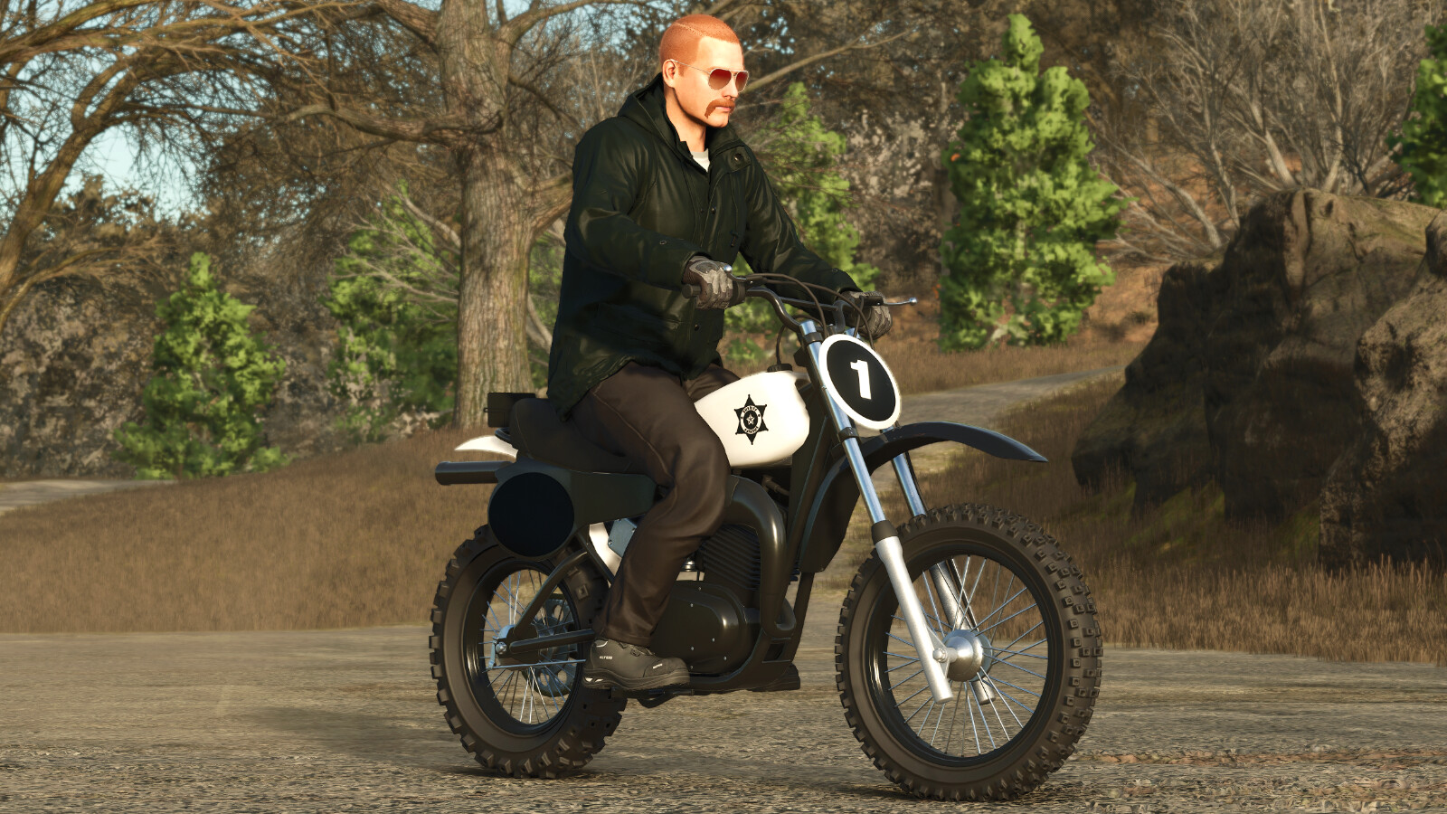 Lizard 80s Motorcycle - Thumbnail 1