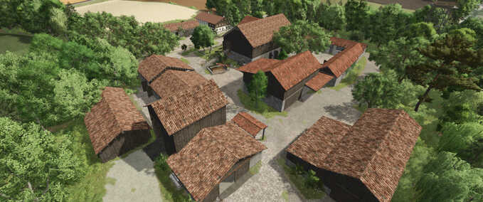 Bayerische Bauernhof-Gebäude Mod Image