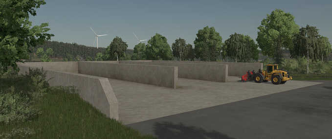 Silos Dreifach-Bunkersilo Landwirtschafts Simulator mod