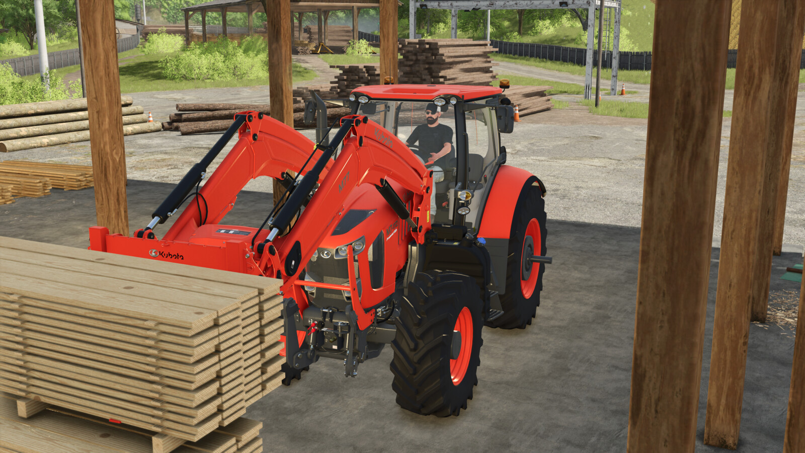 Kubota M7 Series Tractor - Thumbnail 1