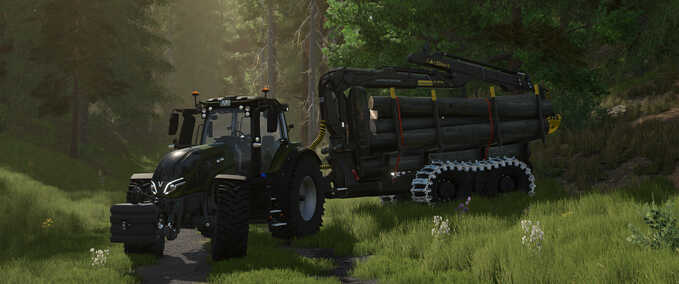 Forstwirtschaft Ponsse Rückewagen Anhänger Landwirtschafts Simulator mod