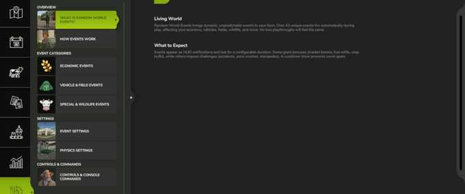 Gameplay Random World Events Farming Simulator mod