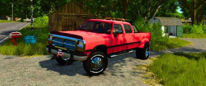 Cars 1992 Dodge Ram D 250 Crew Cab Farming Simulator mod