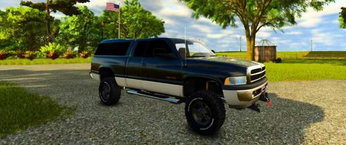 Trucks 1999 Dodge Ram 2500 Club Cab Farming Simulator mod