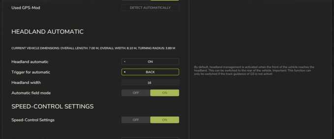 Scripts Headland Management Farming Simulator mod