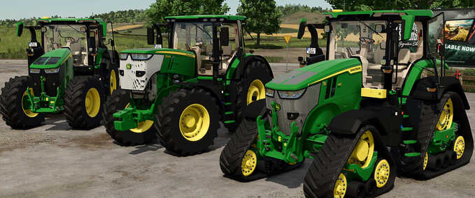 John Deere John Deere 7R Tractor Pack Farming Simulator mod