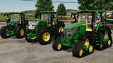 John Deere 7R Tractor Pack Mod Thumbnail