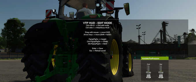 Scripts Variable Tire Pressure Farming Simulator mod