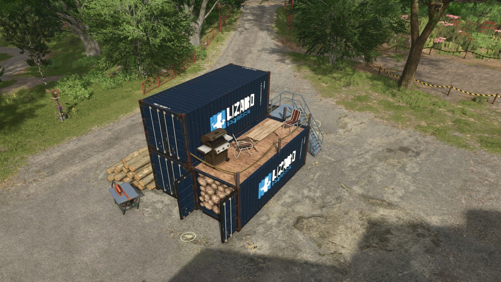 Lizard Holzlager - Thumbnail 1