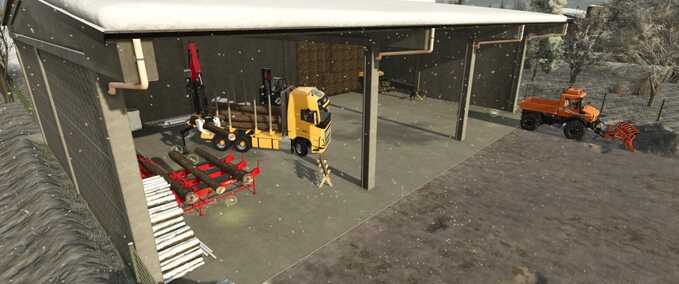 Sheds Italian-Style Prefabricated Sheds Farming Simulator mod
