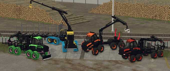 Forstwirtschaft Ponsse Forwarder Pack Landwirtschafts Simulator mod