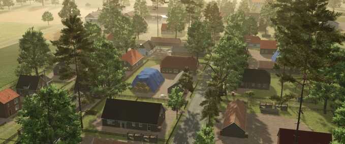 Maps Bellingwolde Village Map Farming Simulator mod