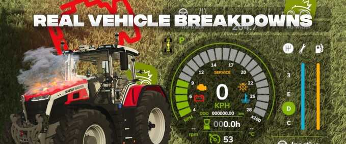 Gameplay Echte Fahrzeugausfälle Landwirtschafts Simulator mod